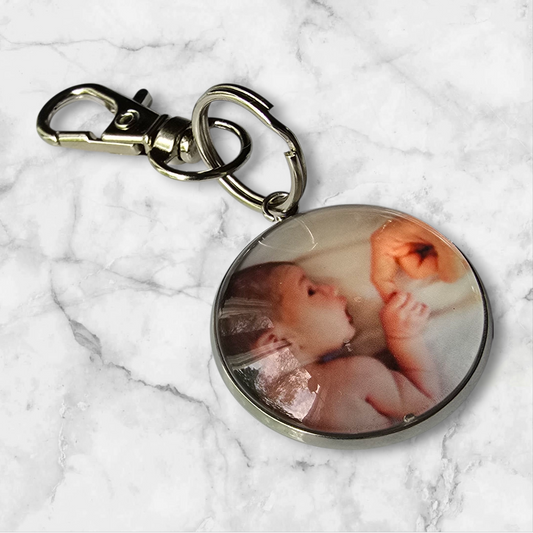 Kustomoitu avaimenperä omalla kuvalla